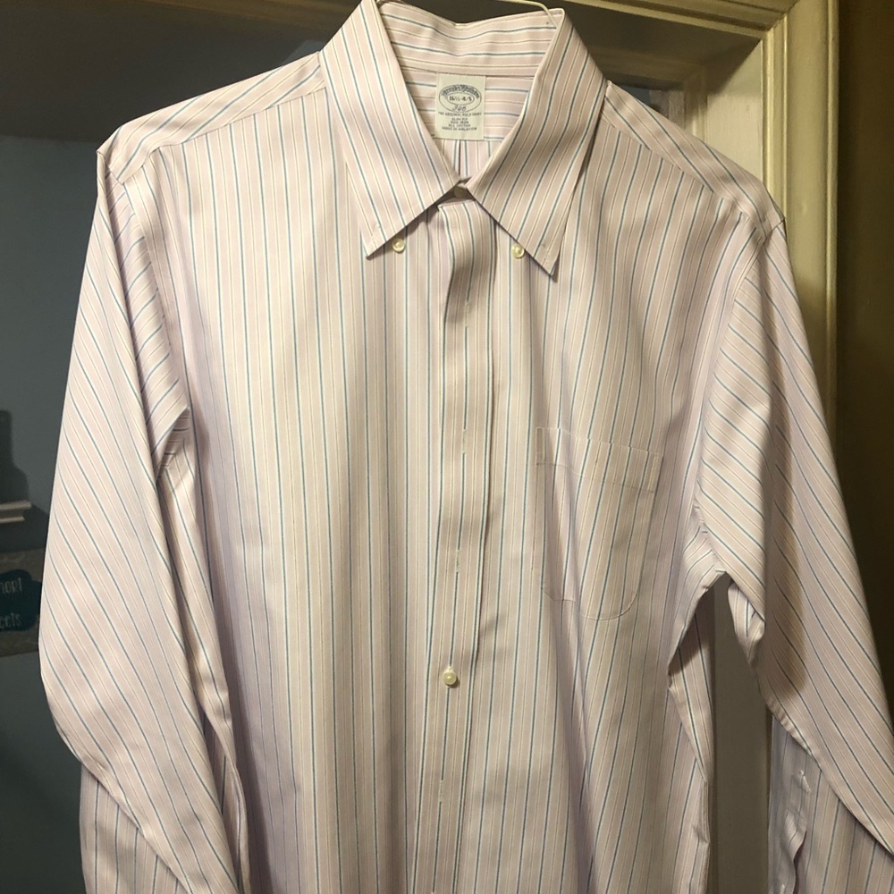 Brooks Brothers 16.5-4/5 Slim Fit Button Down